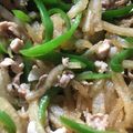 ももじゅーす's cooksnap of when they made とうがんの炒め物☆チンジャオロース風☆.