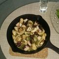 さとこぺぺ's cooksnap of when they made タコとマッシュルームのアヒージョ.