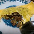 かりめろ2018's cooksnap of when they made 和風オムレツ☆ひき肉で肉じゃが.