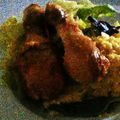 クックQNIX3P☆'s cooksnap of when they made 骨付きチキンのニンニク醤油焼き.