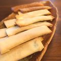 ぷぅちゃん818's cooksnap of when they made ヘルシー★大葉＆チーズ春巻きスティック.