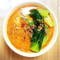 クック9T1D71☆'s cooksnap of when they made 麻婆豆腐の素で豆乳担々麺.