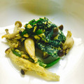 ○・ω・○はむはむ's cooksnap of when they made しめじとほうれん草のヘルシー炒め.