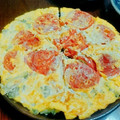 itumo2ko25's cooksnap of when they made ゴーヤとトマトのスペインオムレツ風.
