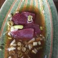 ゆりらいだー's cooksnap of when they made 簡単おつまみ♡マグロの中華風カルパッチョ.
