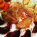 ぽぽやよ's cooksnap of when they made 新じゃがとベーコン、ビーツのロースト.
