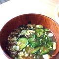 caruga's cooksnap of when they made 冷たいお味噌汁.