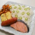 ねっちゃんっ's cooksnap of when they made オクラでお星様☆キャラ弁.