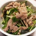 TMKEK's cooksnap of when they made 豚肉の大根と水菜の梅肉ポン酢和え♪.