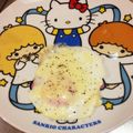 puti0612's cooksnap of when they made 目玉焼きonチーズ♡.