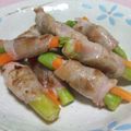 ｍｉｋａｉｋｏ's cooksnap of when they made 豚肉のアスパラ＆にんじん巻き♪.