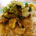 o0kit0o's cooksnap of when they made 豚肉×なす×そうめん.