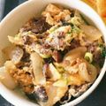 あけちょむ's cooksnap of when they made 簡単美味！牛とじ丼♪.