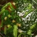 3426's cooksnap of when they made 即席☆簡単！ザーサイとほうれん草のスープ.