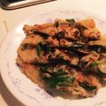 jhorinko4's cooksnap of when they made お麩でモッチモチ♥簡単ニラチヂミ.