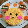 はんなりなぎまま's cooksnap of when they made うーたん★かわいいバースデイちらし寿司　　.