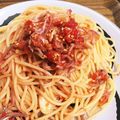 ❁しろちゃん❁'s cooksnap of when they made ワンボウルで♪さっぱり梅じゃこ和パスタ.