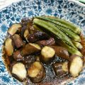 こらぽん's cooksnap of when they made 簡単・美味しい☆オクラとなすの煮浸し.