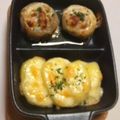 fumin1107's cooksnap of when they made マッシュルームのクリームチーズ詰め.