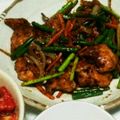 クックU8XZ6O☆'s cooksnap of when they made 鶏肉とにんにくの芽のXO醤炒め.