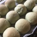 ryoko5's cooksnap of when they made 春の全粒粉入り、よもぎパン.