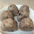 しのざくら's cooksnap of when they made ✿しらすおかかゴマオニギリ✿.