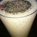 アスカチャチャ's cooksnap of when they made 黒ごま&黒蜜のバナナスムージー。.