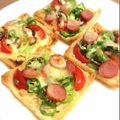 caruga's cooksnap of when they made うすあげピザ.