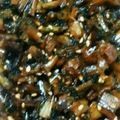 yukiwanko's cooksnap of when they made 大根の葉の炒め物.