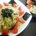 チカッティ's cooksnap of when they made 梅とツナと水菜のサッパリ冷製パスタ☆.