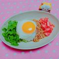 山うさ's cooksnap of when they made 納豆ガパオライス。.