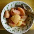 白猫同盟's cooksnap of when they made 桃の剥き方.