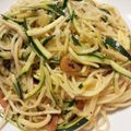 ナホリ's cooksnap of when they made シンプルでも奥が深いズッキーニスパゲティ.