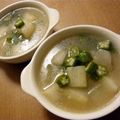 BiwacoJune's cooksnap of when they made すぐ出来る！オクラのとろりんスープ.