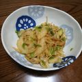 ぶん☆ぎん's cooksnap of when they made 苦手克服！セロリとおじゃこのきんぴら.