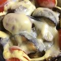 ma710ma's cooksnap of when they made トロトロなすとトマトのガリマヨチーズ焼き.