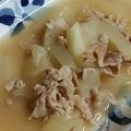 かおりベア♪'s cooksnap of when they made めんつゆで楽チン♪夕顔と豚肉の煮物.