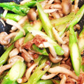 ラーメン好き♪'s cooksnap of when they made お弁当に！アスパラきのこのおかマヨ炒め♪.