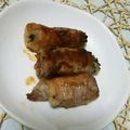 Lily322's cooksnap of when they made 材料3つ♪豚肉の梅しそ巻.