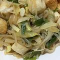 黄金の輝き亭's cooksnap of when they made 長ネギと白滝、竹輪、厚揚のあっさり炒め.