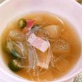ひまんちゃんママ's cooksnap of when they made 簡単！冬瓜とオクラのトロりんスープ.