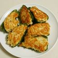はにゃこ鹵's cooksnap of when they made 鶏ミンチで♪ヘルシーなピーマンの肉詰め.