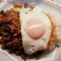のり花's cooksnap of when they made 絶品ピリ辛カフェご飯♪簡単ガパオライス☆.