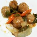 栗かぼちゃ21's cooksnap of when they made 野菜たっぷり肉だんごの甘酢あんかけ.