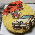 モトさん★'s cooksnap of when they made チョコプレート！車デザイン！写真付き！.