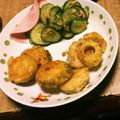 クックBRA0IF☆'s cooksnap of when they made ゴーヤのポテト詰めカレー風味フリット☆.