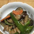 はっしぃ〜☆'s cooksnap of when they made ★彡豚肉となす・ピーマンの甘辛味噌炒め.