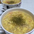 九道礼菜's cooksnap of when they made カニ缶✿たまごスープ.