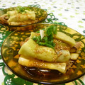 赤い電話's cooksnap of when they made レンジで楽チン♪蒸しなすの中華風.