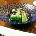 cocoりえ's cooksnap of when they made ナスときゅうりのナムル☆.